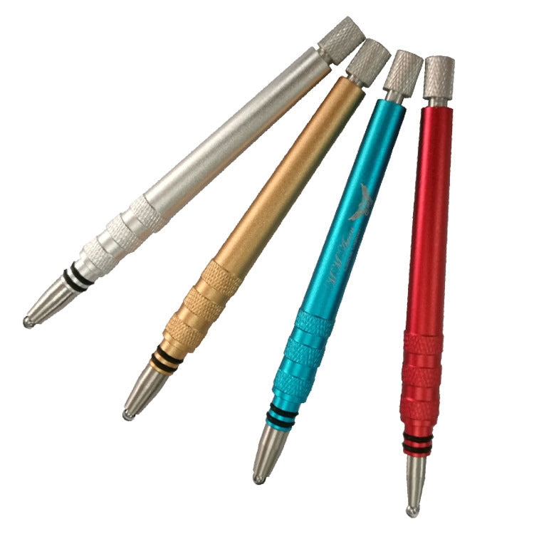 MM VWAN Magic Hairdressing Eyebrow Trimming Engraving Pen Scoring Stainless Steel Razor, Golden, Red, Silver, Blue