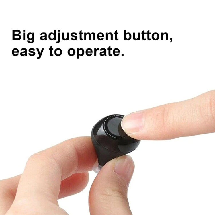 A39 Elderly Sound Amplifier Auxiliary Hearing Device Ear Bulb Concentrator Hearing Aid, A39 Black, Z-300 White