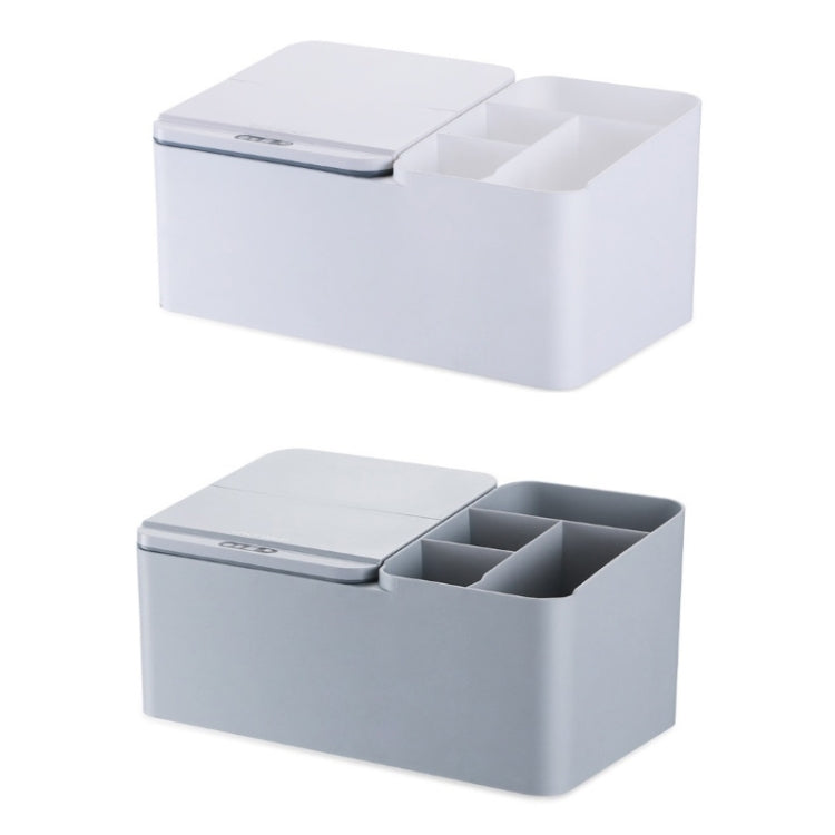 EXPED SMART Intelligent Induction Desktop Electric Storage Box, USB Charging (Gray)