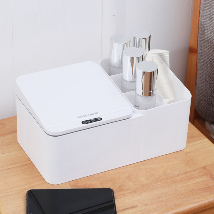 EXPED SMART Intelligent Induction Desktop Electric Storage Box, USB Charging (Gray)