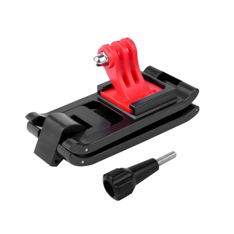 Sunnylife TY-Q9266 Mount Bracket Stabilizer Bicycle Clip with Screw for DJI, Insta360, GoPro and Other Action Cameras, Camera Frame Adapter, Backpack Clip, Tripod