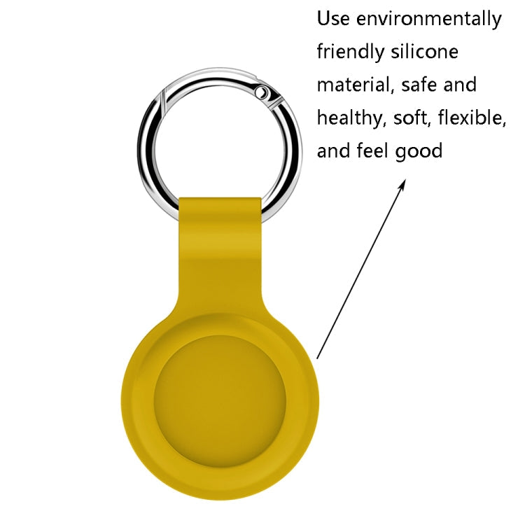 2 PCS Shockproof Anti-scratch Silicone Protective Case with Hook for AirTag 2nd Gen / AirTag 1st Gen
