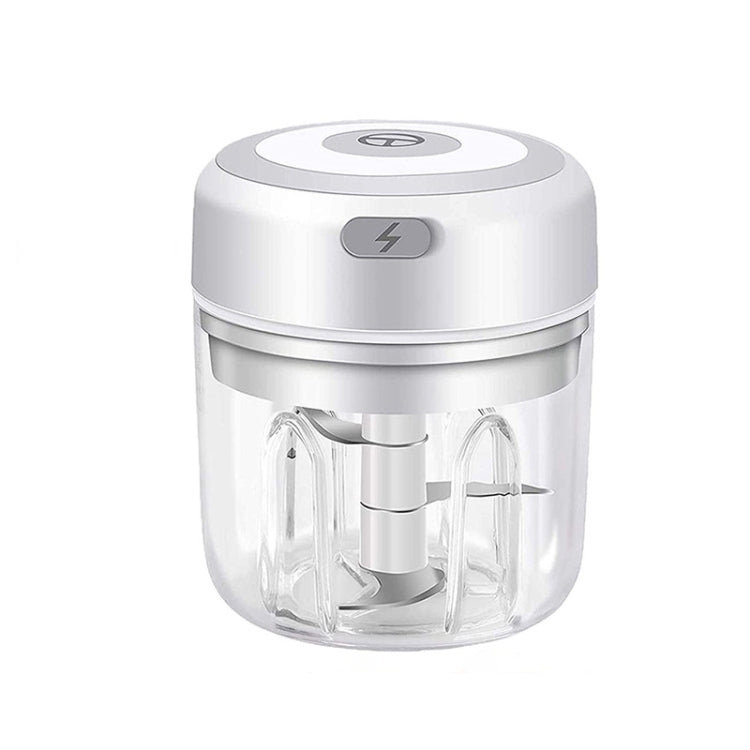 ZM-14 Household Mini Wireless Electric Garlic Masher, White 100ml, Green 100ml, Pink 100ml, High Cup White 250ml, High Cup Green 250ml, High Cup Pink 250ml, White Glass 300ml, Green Glass 300ml, Pink Glass 300ml, White High Cup 250ml + Small Cup 100ml ...