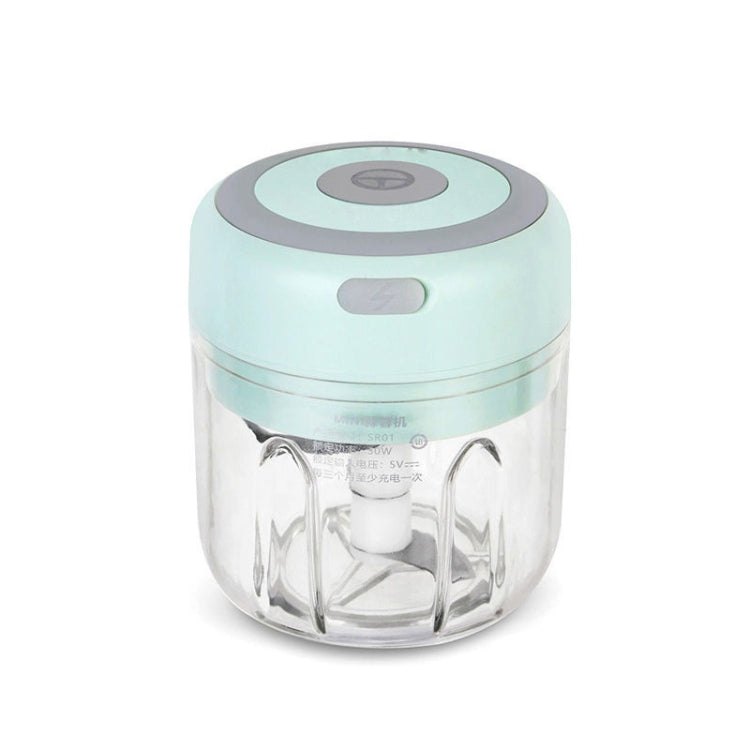 ZM-14 Household Mini Wireless Electric Garlic Masher, White 100ml, Green 100ml, Pink 100ml, High Cup White 250ml, High Cup Green 250ml, High Cup Pink 250ml, White Glass 300ml, Green Glass 300ml, Pink Glass 300ml, White High Cup 250ml + Small Cup 100ml ...