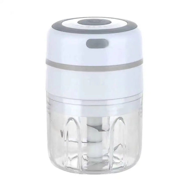 ZM-14 Household Mini Wireless Electric Garlic Masher, White 100ml, Green 100ml, Pink 100ml, High Cup White 250ml, High Cup Green 250ml, High Cup Pink 250ml, White Glass 300ml, Green Glass 300ml, Pink Glass 300ml, White High Cup 250ml + Small Cup 100ml ...