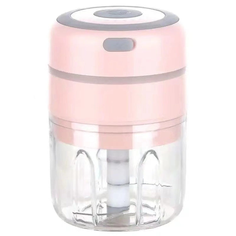 ZM-14 Household Mini Wireless Electric Garlic Masher, White 100ml, Green 100ml, Pink 100ml, High Cup White 250ml, High Cup Green 250ml, High Cup Pink 250ml, White Glass 300ml, Green Glass 300ml, Pink Glass 300ml, White High Cup 250ml + Small Cup 100ml ...