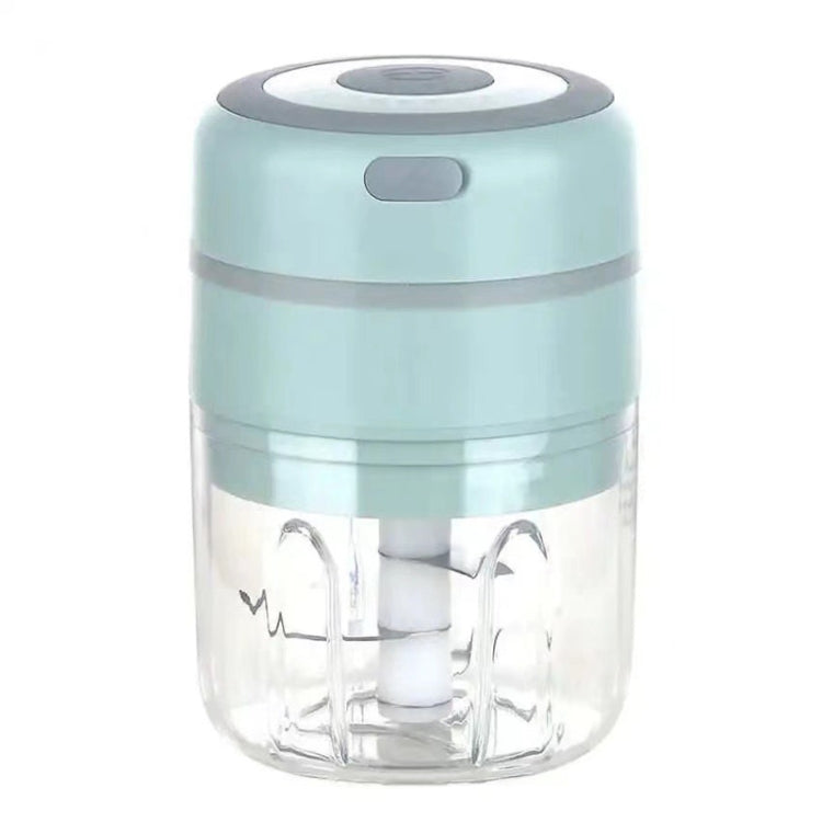 ZM-14 Household Mini Wireless Electric Garlic Masher, White 100ml, Green 100ml, Pink 100ml, High Cup White 250ml, High Cup Green 250ml, High Cup Pink 250ml, White Glass 300ml, Green Glass 300ml, Pink Glass 300ml, White High Cup 250ml + Small Cup 100ml ...