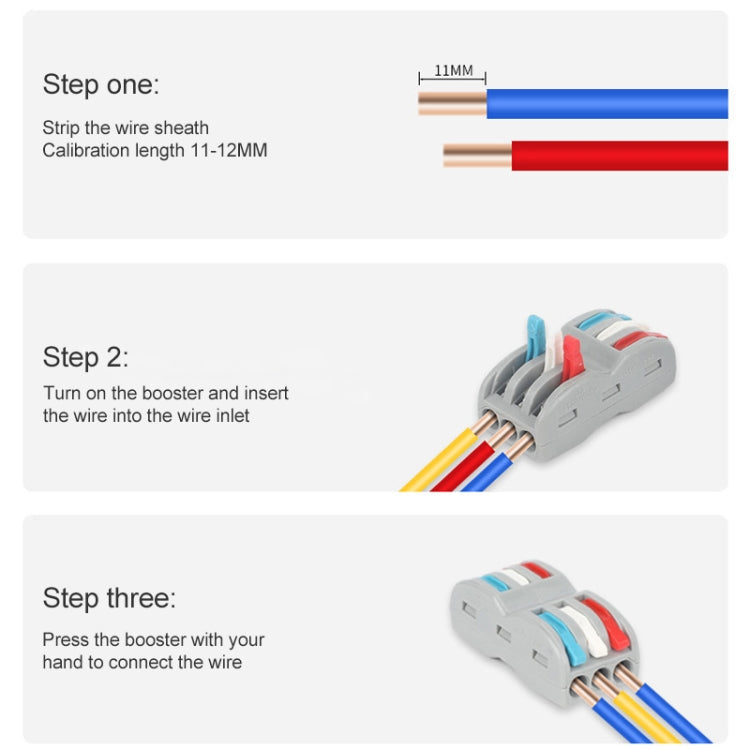 SPL-2 2 In 3 Out Colorful Quick Line Terminal Multi-Function Dismantling Wire Connection Terminal, SPL-2 2 In 3 Out, SPL-3 3 In 3 Out, SPL-42 2 In 4 Out, SPL-62 2 In 6 Out, SPL-63 3 In 6 Out, SPL-93 3 In 9 Out, LT-624 2 In 4 Out, LT-626 2 In 6 Out     ...