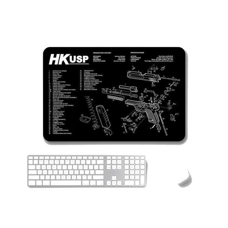 2 PCS Heat Transfer Non-Slip Single-Sided Office Gaming Mouse Pad, 4mm, 5mm