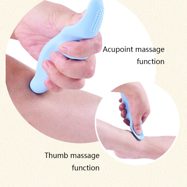 Silicone Thumb Bump Massager Muscle Relaxation Massage Fascia Device, Thumb Pink, Thumb Blue, Thumb Gray, Thumb Green, Resin Pink, Resin Jade, Quadratic Pink, Quadratic Blue, Quadratic Gray, Quadratic Orange