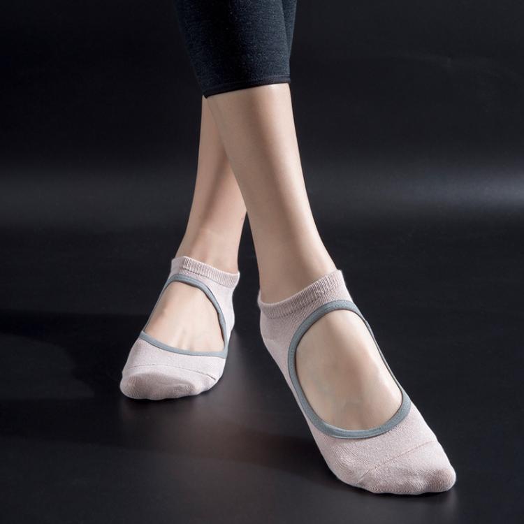 Backless Non-Slip Yoga Dance Socks Gym Indoor Floor Sports Socks, 35-42
