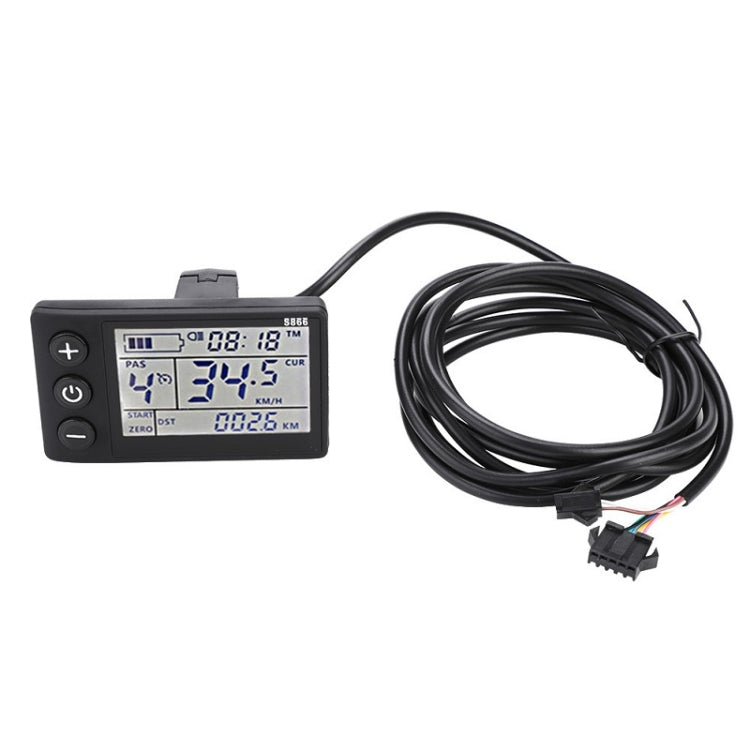 LCD Display Electric Bicycle Dashboard, B Type 36V / 48V