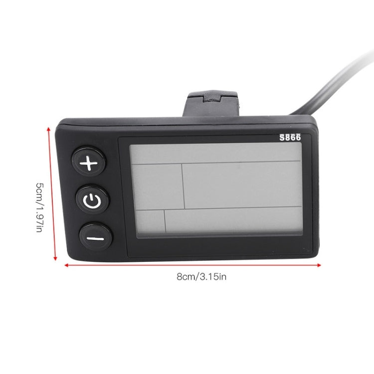 LCD Display Electric Bicycle Dashboard, B Type 36V / 48V