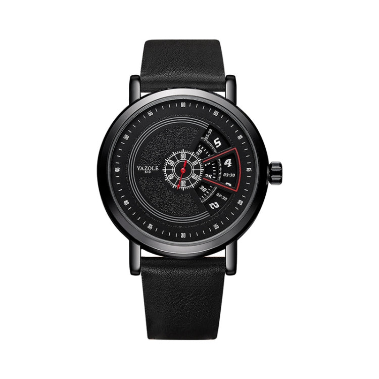 YAZOLE Turntable Men Quartz Watch, 509 Black Tray Black Belt, 509 Black Tray Brown Belt, 510 Black Tray Black Belt, 510 Black Tray Brown Belt, 511 Black Tray Black Belt, 511 Black Tray Brown Belt, 518 Black Tray Black Belt, 518 Black Tray Brown Belt   ...