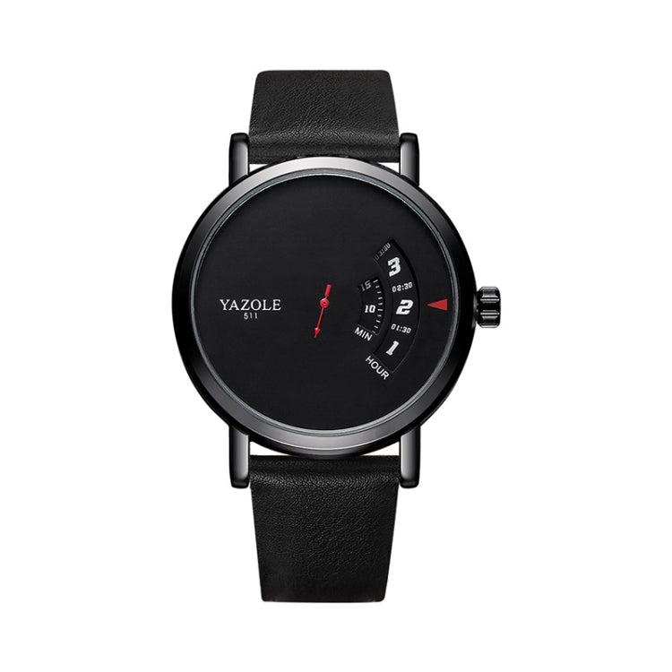 YAZOLE Turntable Men Quartz Watch, 509 Black Tray Black Belt, 509 Black Tray Brown Belt, 510 Black Tray Black Belt, 510 Black Tray Brown Belt, 511 Black Tray Black Belt, 511 Black Tray Brown Belt, 518 Black Tray Black Belt, 518 Black Tray Brown Belt   ...