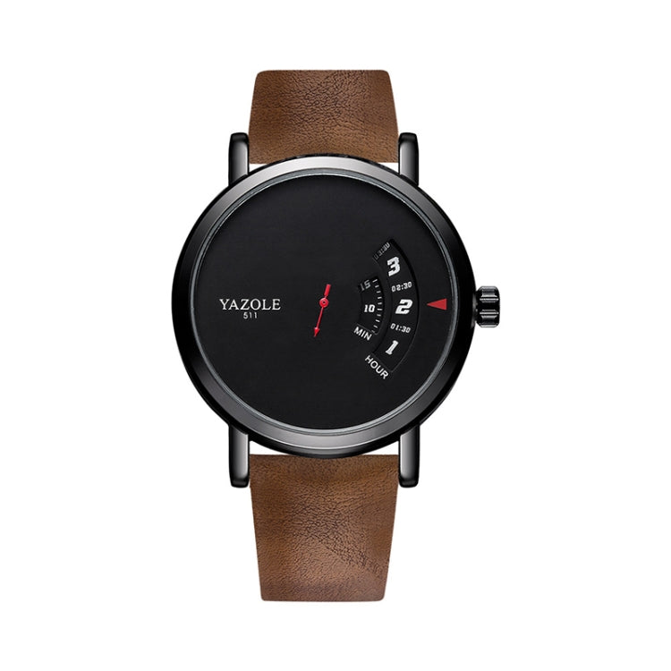 YAZOLE Turntable Men Quartz Watch, 509 Black Tray Black Belt, 509 Black Tray Brown Belt, 510 Black Tray Black Belt, 510 Black Tray Brown Belt, 511 Black Tray Black Belt, 511 Black Tray Brown Belt, 518 Black Tray Black Belt, 518 Black Tray Brown Belt   ...