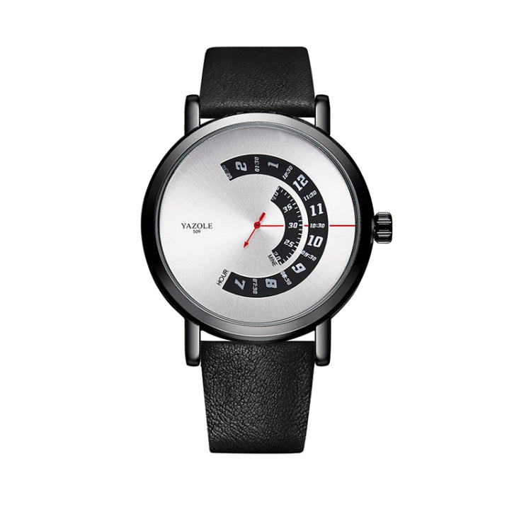 YAZOLE Turntable Men Quartz Watch, 509 Black Tray Black Belt, 509 Black Tray Brown Belt, 510 Black Tray Black Belt, 510 Black Tray Brown Belt, 511 Black Tray Black Belt, 511 Black Tray Brown Belt, 518 Black Tray Black Belt, 518 Black Tray Brown Belt   ...