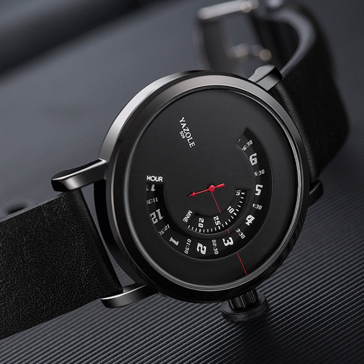 YAZOLE Turntable Men Quartz Watch, 509 Black Tray Black Belt, 509 Black Tray Brown Belt, 510 Black Tray Black Belt, 510 Black Tray Brown Belt, 511 Black Tray Black Belt, 511 Black Tray Brown Belt, 518 Black Tray Black Belt, 518 Black Tray Brown Belt   ...