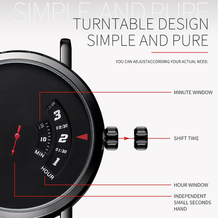 YAZOLE Turntable Men Quartz Watch, 509 Black Tray Black Belt, 509 Black Tray Brown Belt, 510 Black Tray Black Belt, 510 Black Tray Brown Belt, 511 Black Tray Black Belt, 511 Black Tray Brown Belt, 518 Black Tray Black Belt, 518 Black Tray Brown Belt   ...