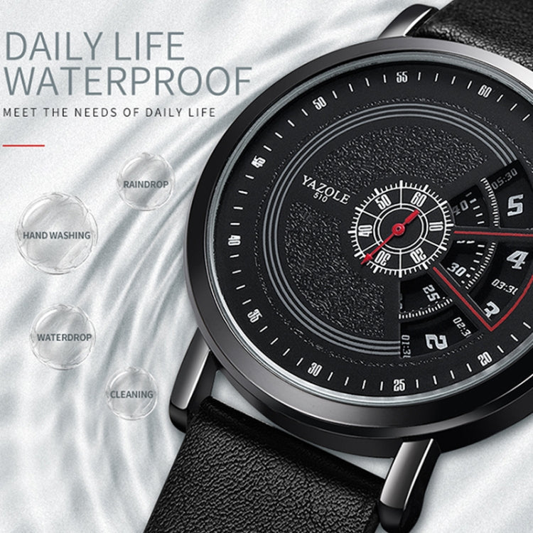 YAZOLE Turntable Men Quartz Watch, 509 Black Tray Black Belt, 509 Black Tray Brown Belt, 510 Black Tray Black Belt, 510 Black Tray Brown Belt, 511 Black Tray Black Belt, 511 Black Tray Brown Belt, 518 Black Tray Black Belt, 518 Black Tray Brown Belt   ...