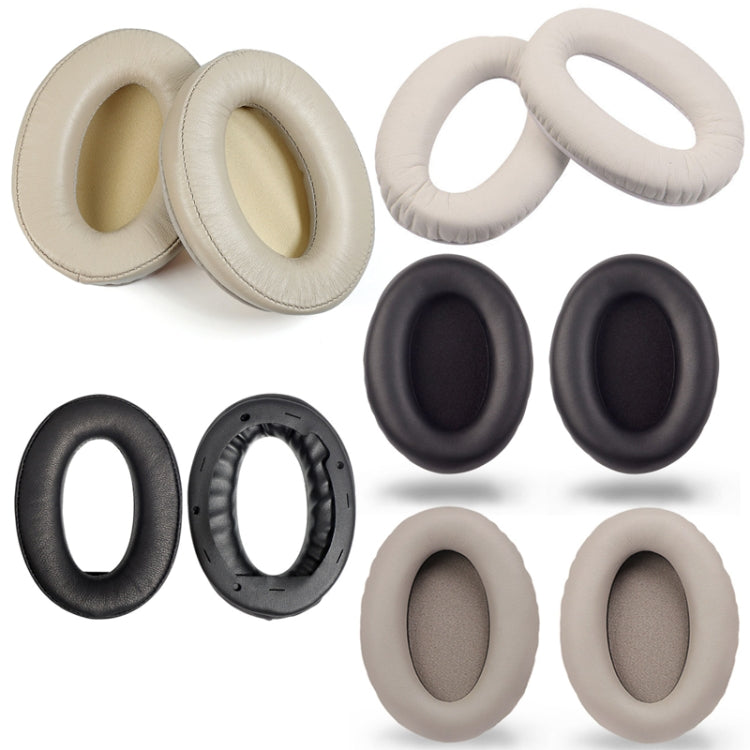 2 PCS Headset Comfortable Sponge Cover For Sony WH-1000xm2/xm3/xm4, (1000X / 1000XM2)Beige Protein With Card Buckle, (1000X / 1000XM2)Black Lambskin, (1000X / 1000XM2)Champagne Gold Lambskin, (1000XM3)Black Protein With Card Buckle                     ...