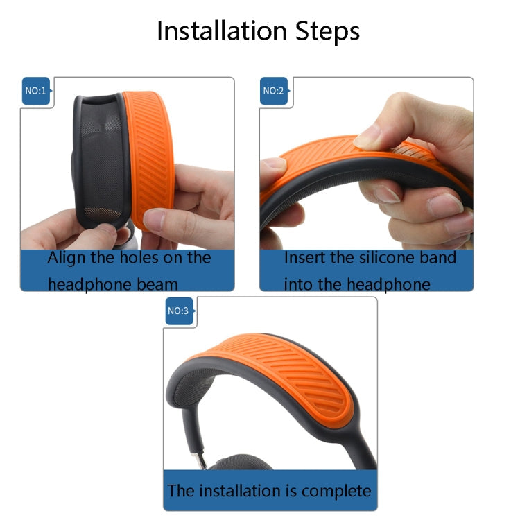 T1 Wireless Bluetooth Headset Beam Silicone Protection Case For Apple AirPods Max, Black, Blue, Red, Orange, Night Green