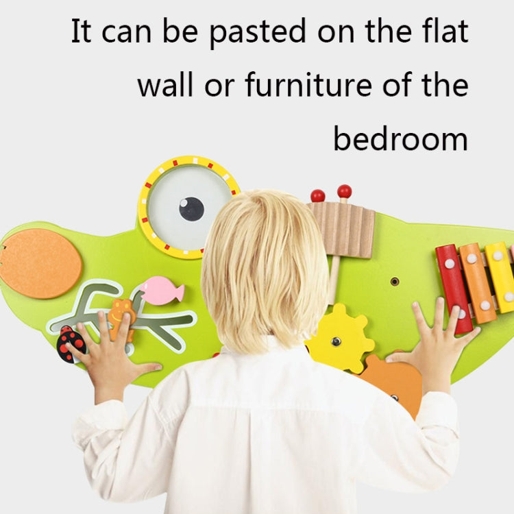 Children Early Education Puzzle Wall Toys Wall Games Montessori Teaching Aids, Style:, Crocodile, Owl, Giraffe, Worm