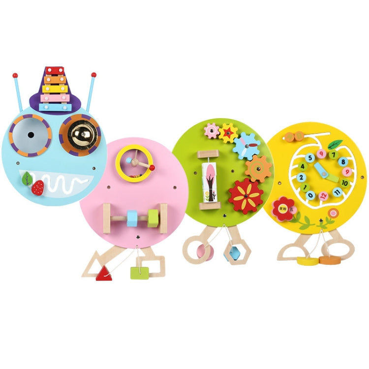 Children Early Education Puzzle Wall Toys Wall Games Montessori Teaching Aids, Style:, Crocodile, Owl, Giraffe, Worm