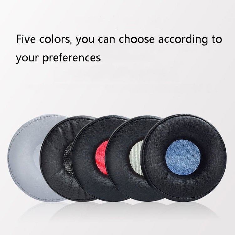 2 PCS Headphone Sponge Cover Headphone Leather Cover For Jabra Revo Wireless, Colour: Black Black Net, Black Blue Net, Black Gray Net