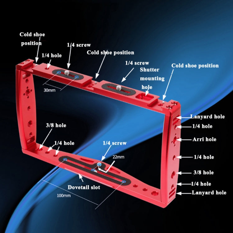 Diving Dual Handheld Grip Bracket Stabilizer Extension Phone Clamp Camera Rig Cage Underwater Case for GoPro HERO9 /8 /7, Red, Black, Red Bracket + Shutter, Black Bracket + Shutter