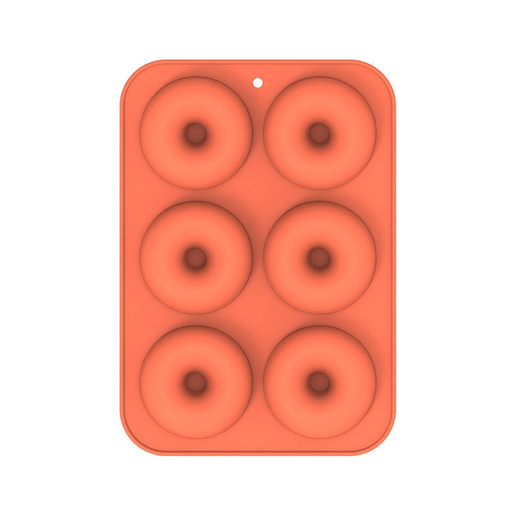Oven Baking Tools Silicone Cake Donut Mold, 8 Even Brown, 6 Even Blue, 6 Even Purple, 6 Even Green, 6 Even Orange, 6 Even Yellow, 6 Even Red