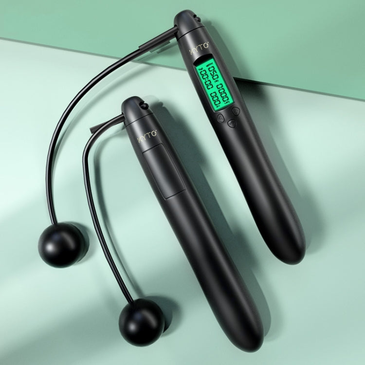 KYTO 5069 Cordless / Roped Dual-Purpose Skipping Rope Counting Timing Charging Intelligent Test Student Competition Skipping Rope, Cordless / Corded Dual-Use