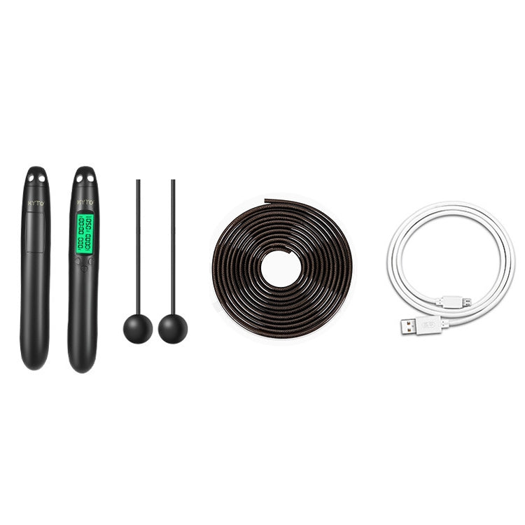KYTO 5069 Cordless / Roped Dual-Purpose Skipping Rope Counting Timing Charging Intelligent Test Student Competition Skipping Rope, Cordless / Corded Dual-Use
