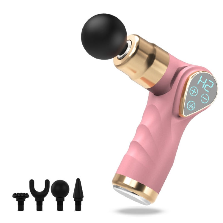 Mini Fascia Gun Small LCD Screen Muscle Massager, 018 Black, 018 Gray, 018 Pink, 018 Red