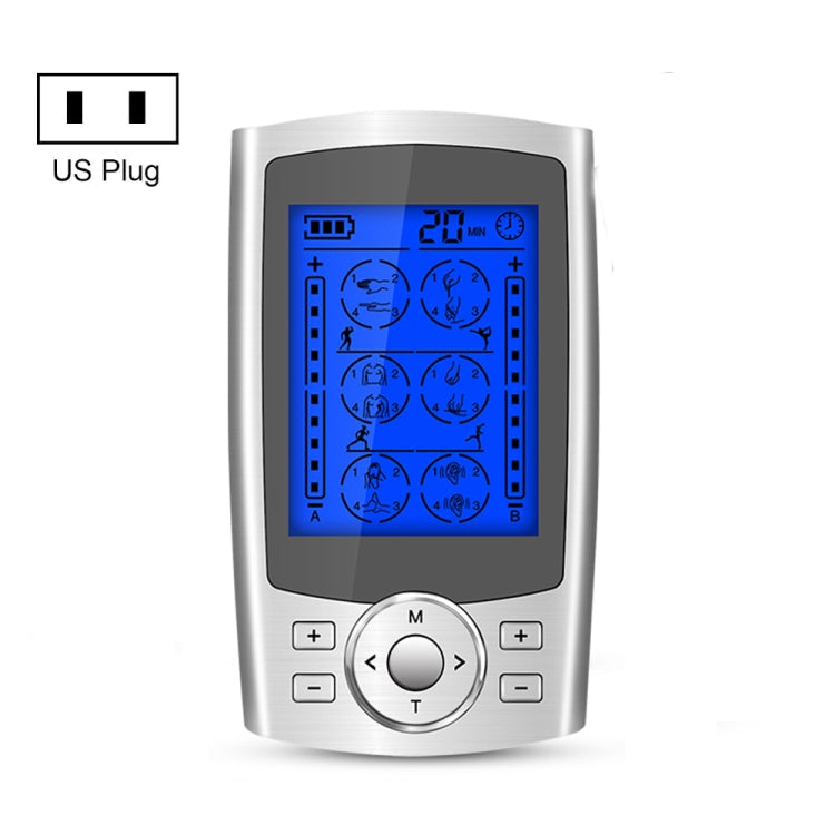 24-Mode Digital Electronic Pulse Massager Intelligent Whole Body Physical Therapy Meridian Massager, US Plug, EU Plug, AU Plug, UK Plug