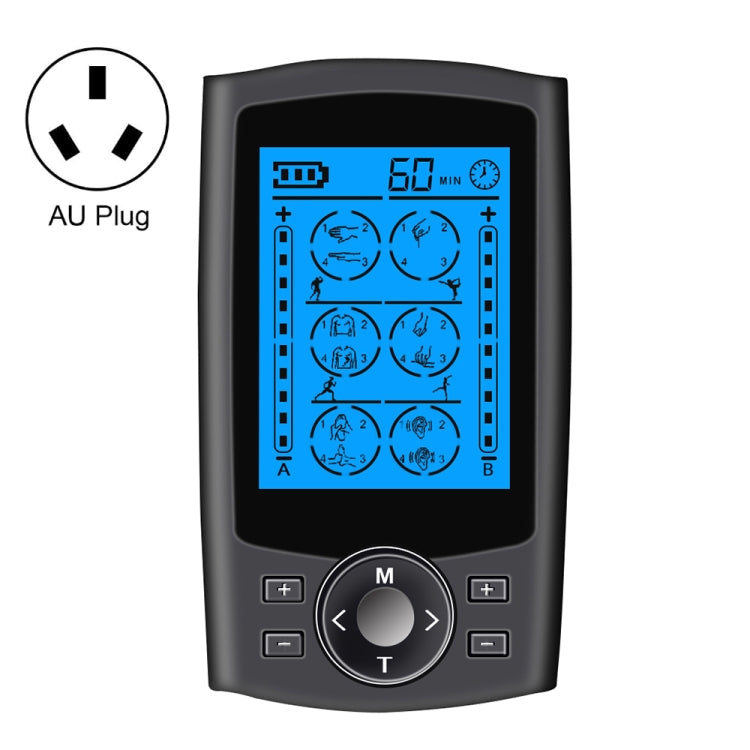 24-Mode Digital Electronic Pulse Massager Intelligent Whole Body Physical Therapy Meridian Massager, US Plug, EU Plug, AU Plug, UK Plug
