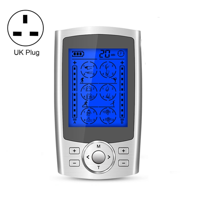24-Mode Digital Electronic Pulse Massager Intelligent Whole Body Physical Therapy Meridian Massager, US Plug, EU Plug, AU Plug, UK Plug