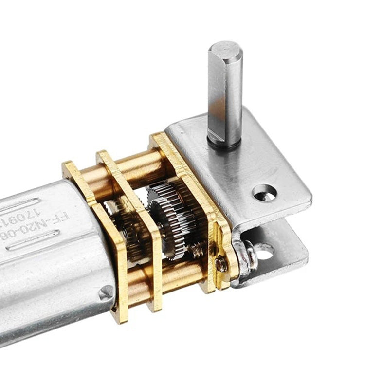 GW12N20 Worm Gear Low Speed Motor Ultra Mini Gear Power-Off Self-Locking Motor For Smart Car Robot, 6V 10RPM, 6V 30RPM, 6V 55RPM, 6V 100RPM, 12V 20RPM, 12V 60RPM, 12V 110RPM, 12V 200RPM