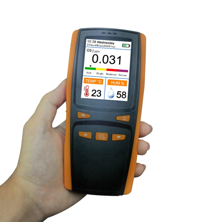 DM509-O3 Handheld Portable Ozone Analyzer O3 Ozone Gas Detector Intelligent Sensor Ozone Meter, DM509-O3