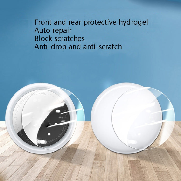 50 Pairs HD Front + Back Hydrocoagulant Film Protective Film For AirTag 2nd Gen / AirTag 1st Gen, 50 Pairs HD Front + Back, 50 Pairs Frosted Front + Back