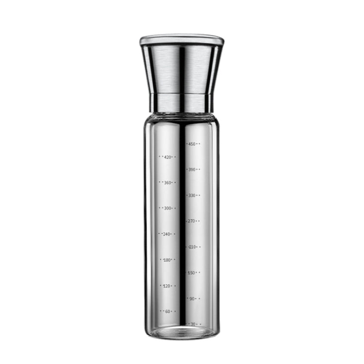 304 Stainless Steel Sea Salt Pepper Grinder Home Pepper Coffee  Manual Grinding Bottle, 450ml