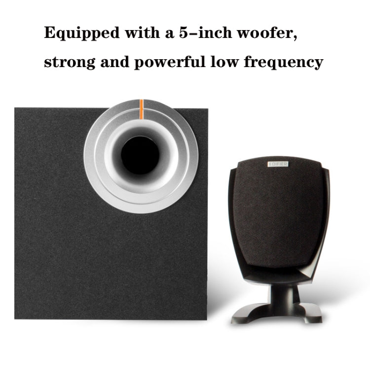 Edifier R201T06 Multimedia Computer Speakers, US Plug, R201T06 Black