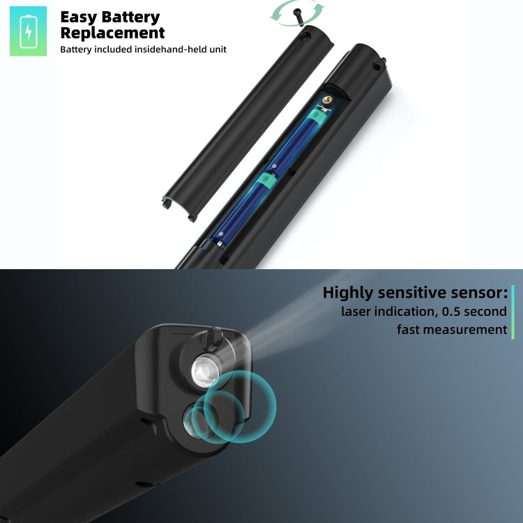 BSIDE X2 Three-Mode Smart Multimeter Electric Pen Infrared Thermometer with Flashlight Lighting, X2
