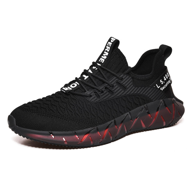 Men Lightweight Breathable Mesh Sneakers Flying Woven Casual Running Shoes, 38, 39, 40, 41