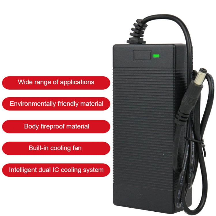 84W 42V/2A Electric Vehicle Intelligent Temperature Control Heat Dissipation Charger, DC Head, 3-core Head, Canon Head