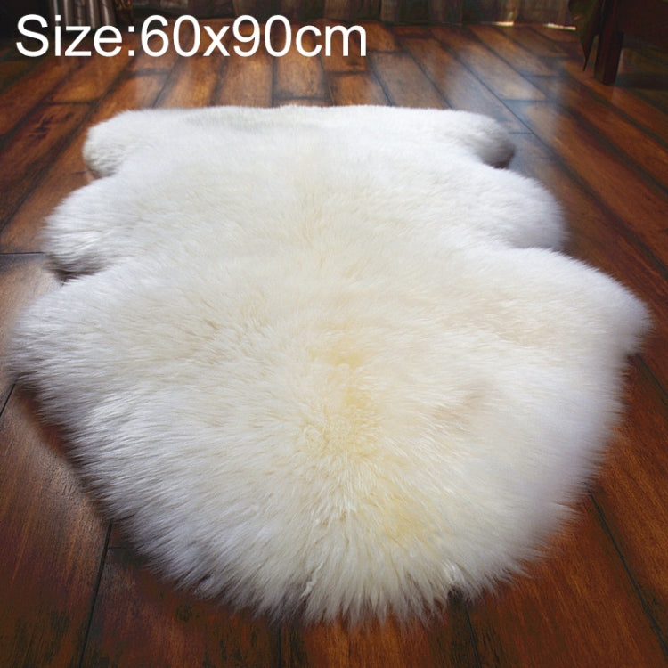 Pure Real Wool Sofa Cushion Fur Full Whole Sheepskin Carpet Window Decoration Mat, 60x90cm, 65x100cm