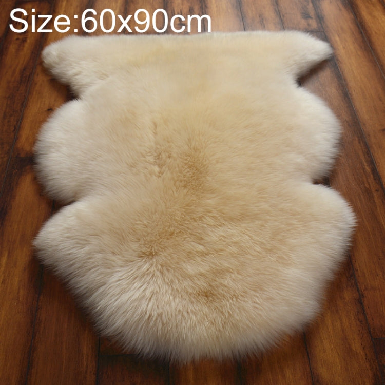 Pure Real Wool Sofa Cushion Fur Full Whole Sheepskin Carpet Window Decoration Mat, 60x90cm, 65x100cm