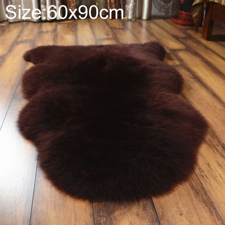 Pure Real Wool Sofa Cushion Fur Full Whole Sheepskin Carpet Window Decoration Mat, 60x90cm, 65x100cm
