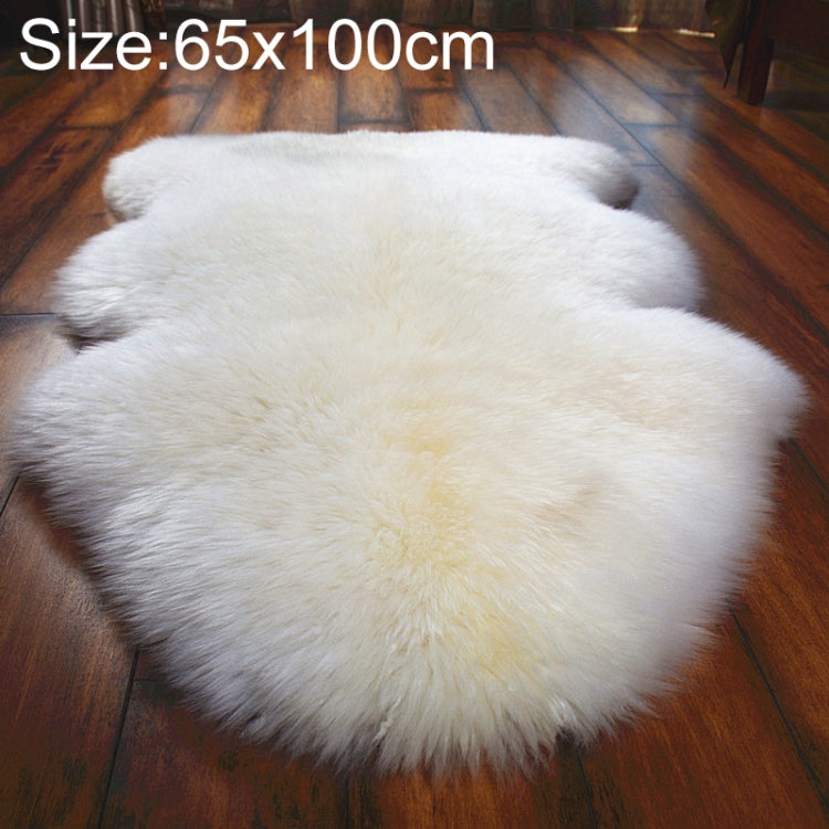 Pure Real Wool Sofa Cushion Fur Full Whole Sheepskin Carpet Window Decoration Mat, 60x90cm, 65x100cm