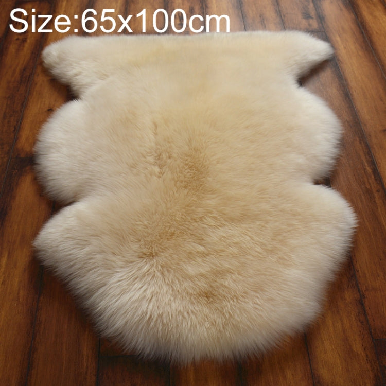 Pure Real Wool Sofa Cushion Fur Full Whole Sheepskin Carpet Window Decoration Mat, 60x90cm, 65x100cm